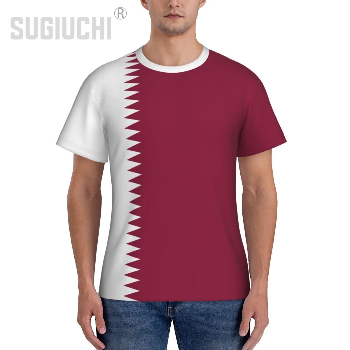 Tight Sports T-shirt Qatar Fla - 3D Printing Qatar 评论和价格
