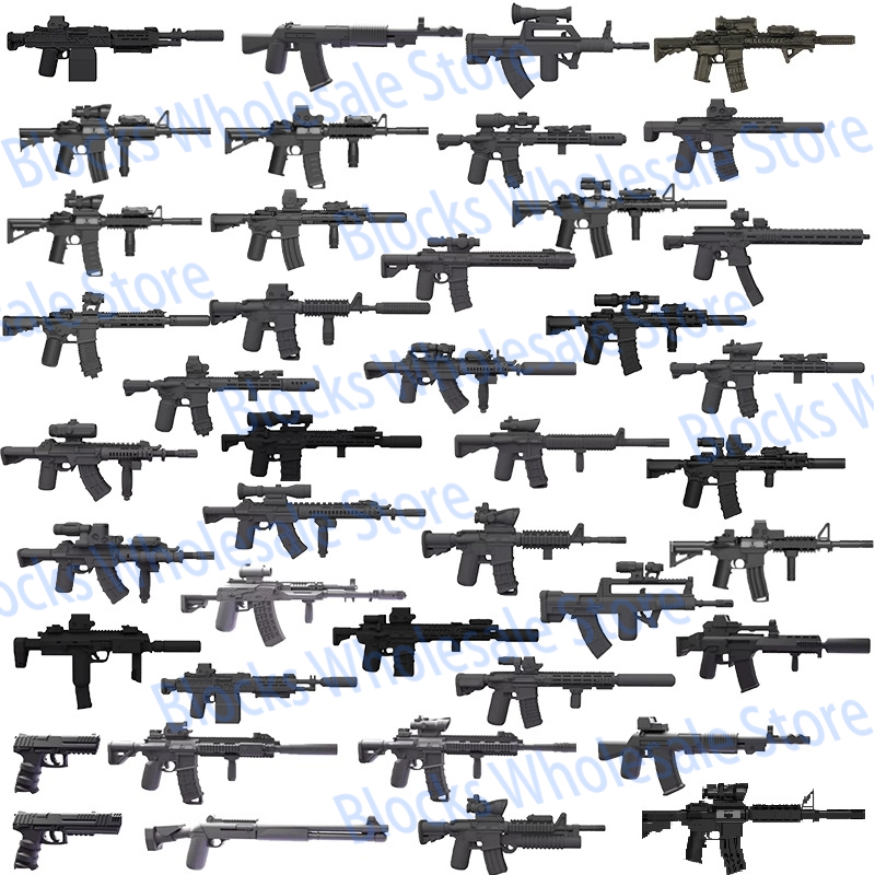 MOC Military Figure Equipment  - 3D Printing Lego Bricks 评论和价格