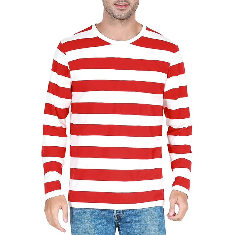 Contrast Stripe 3D Print Men L - 3D Printing Custom 评论和价格