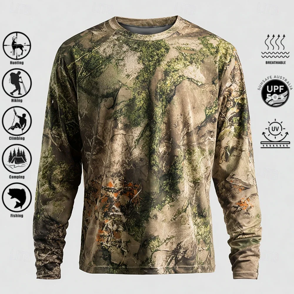 Men Long Sleeve T-shirt Polyes - 3D Printing Custom 评论和价格