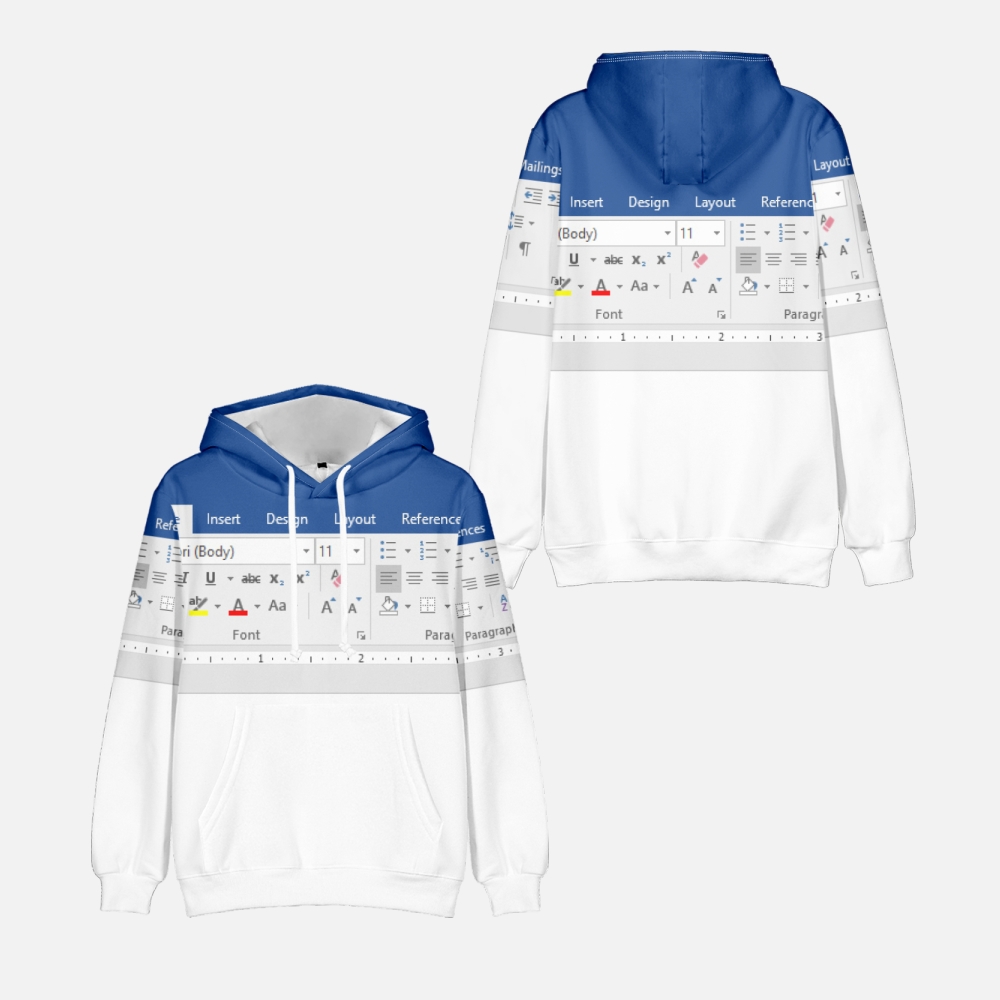 Casual Excel Hoodie For Men An - 3D Printing Online Service 评论和价格