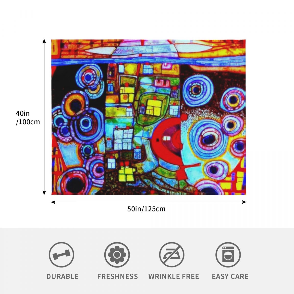 Qatar 813 neon Throw Blanket B - 3D Printing Qatar 评论和价格