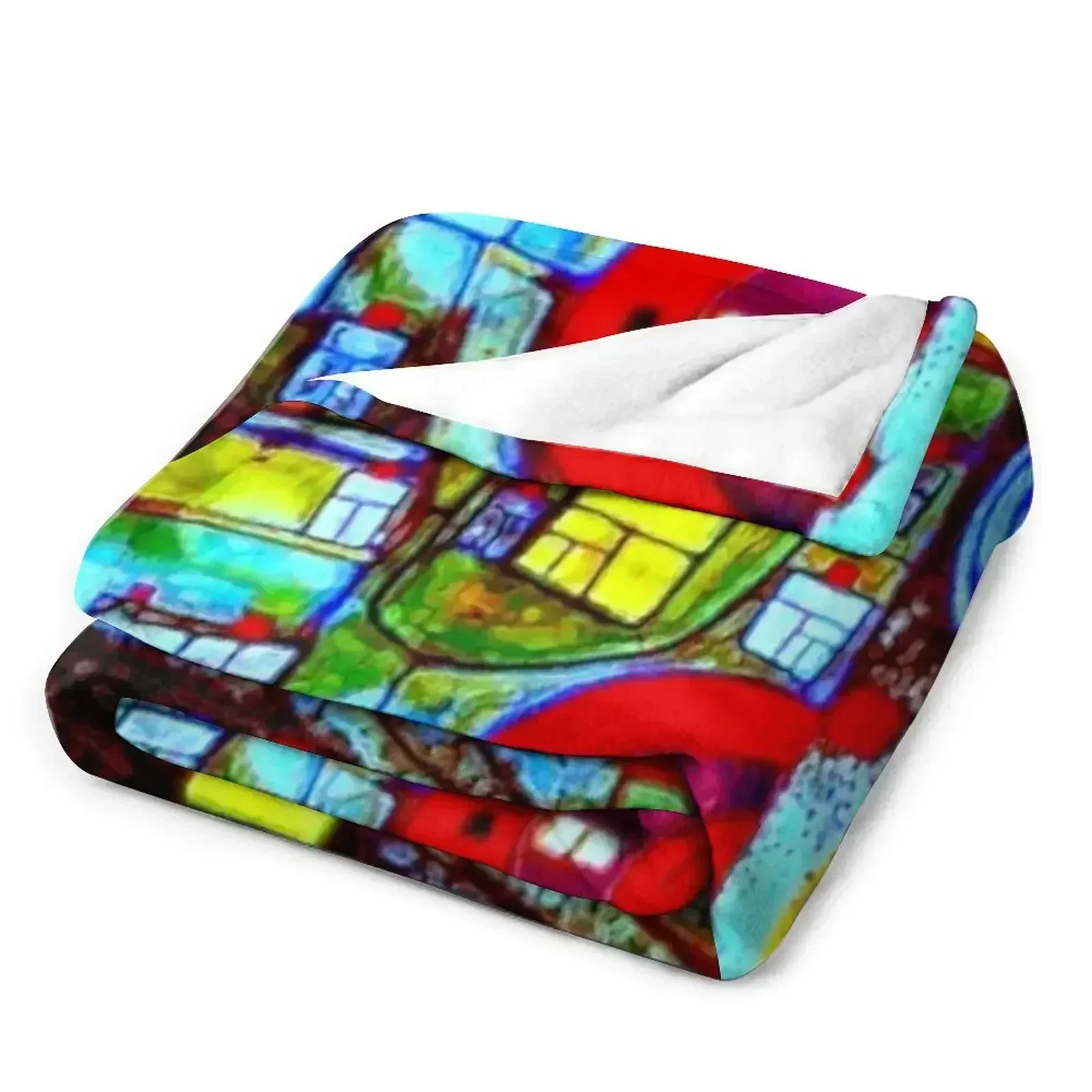 Qatar 813 neon Throw Blanket c - 3D Printing Qatar 评论和价格
