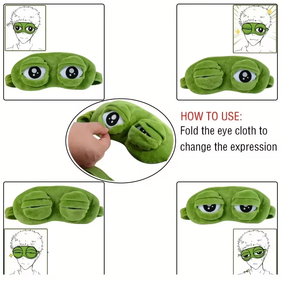 3D Frog Sleep Mask Natural Sle - 3D Printing Mask 评论和价格