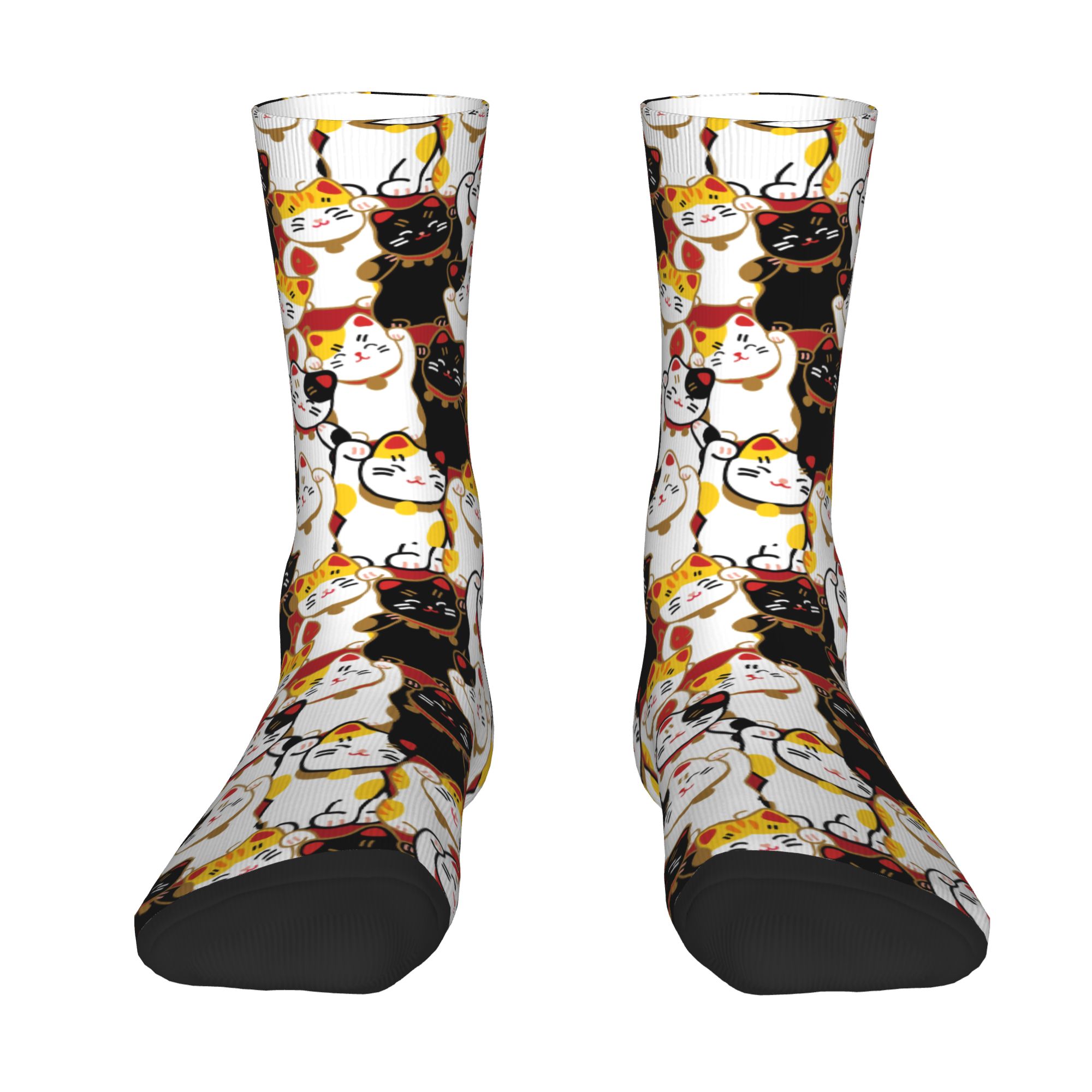 Custom Lucky Cat Men's Crew So - 3D Printing Custom 评论和价格