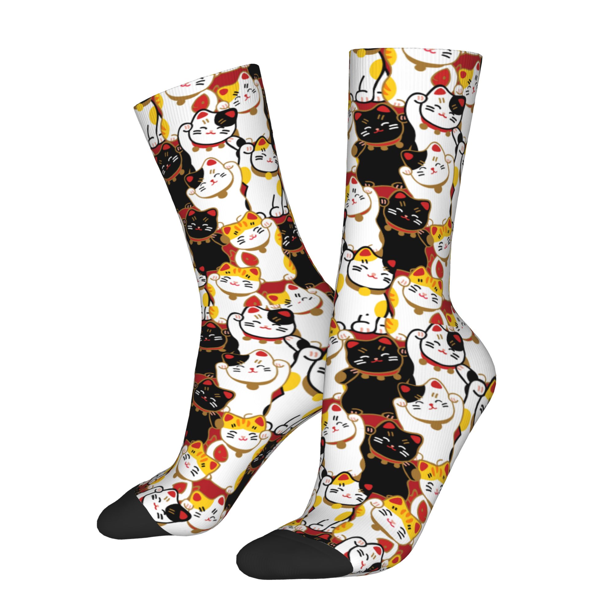 Custom Lucky Cat Men's Crew So - 3D Printing Custom 评论和价格