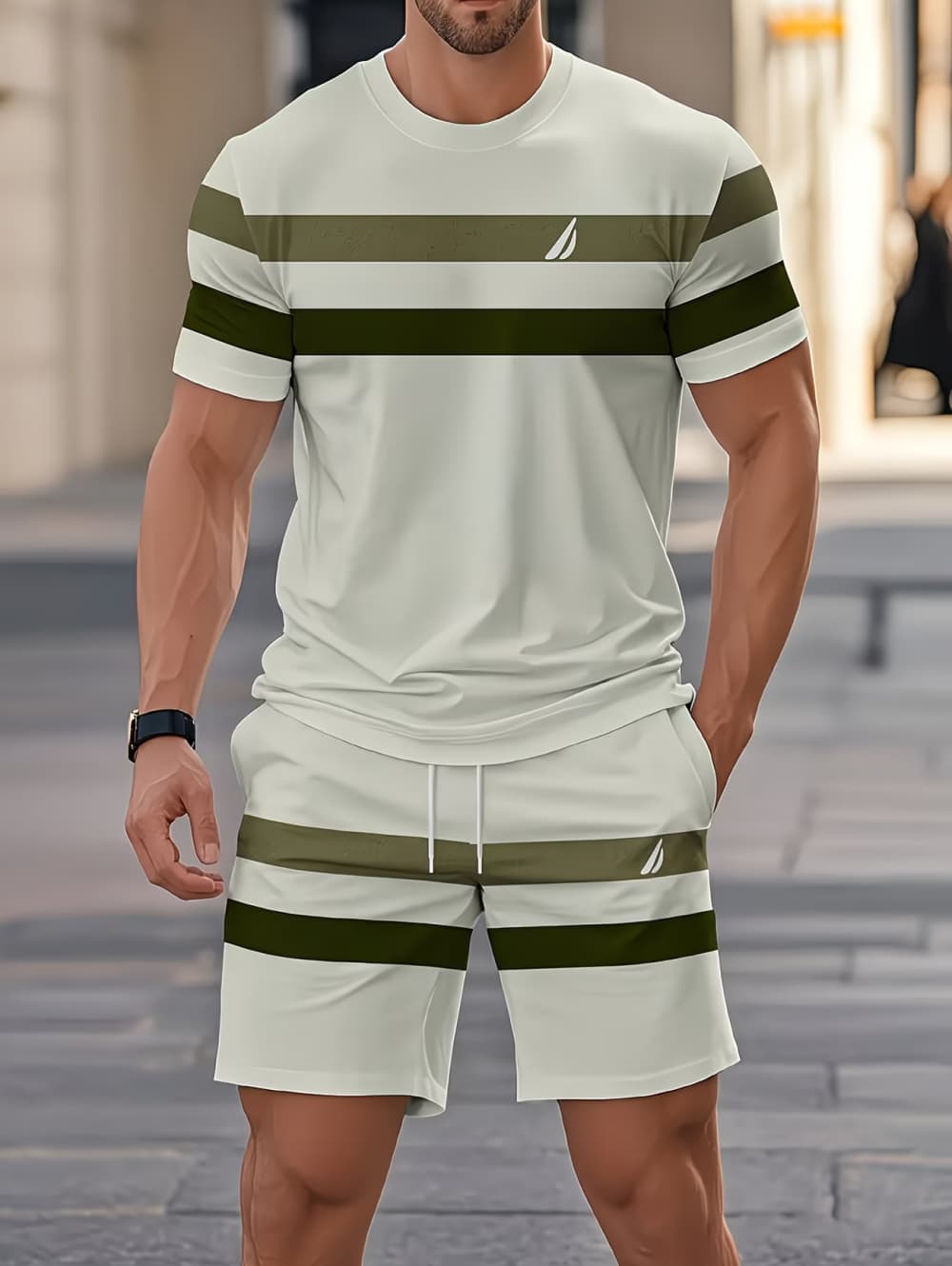 Men's Summer Sets Funny 3D Str - 3D Printing Custom 评论和价格