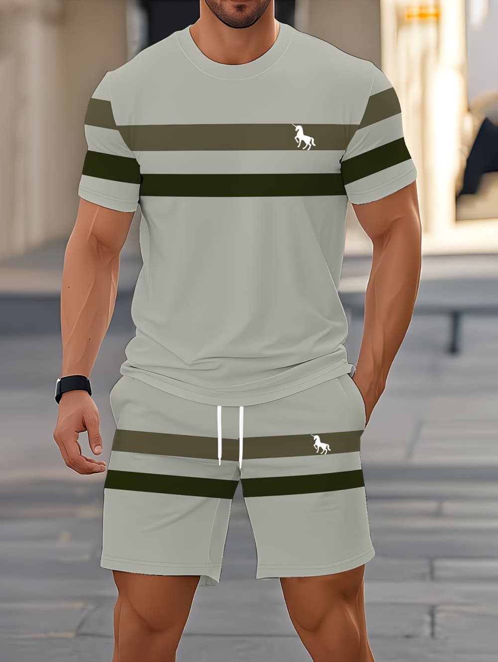Men's Summer Sets Funny 3D Str - 3D Printing Custom 评论和价格