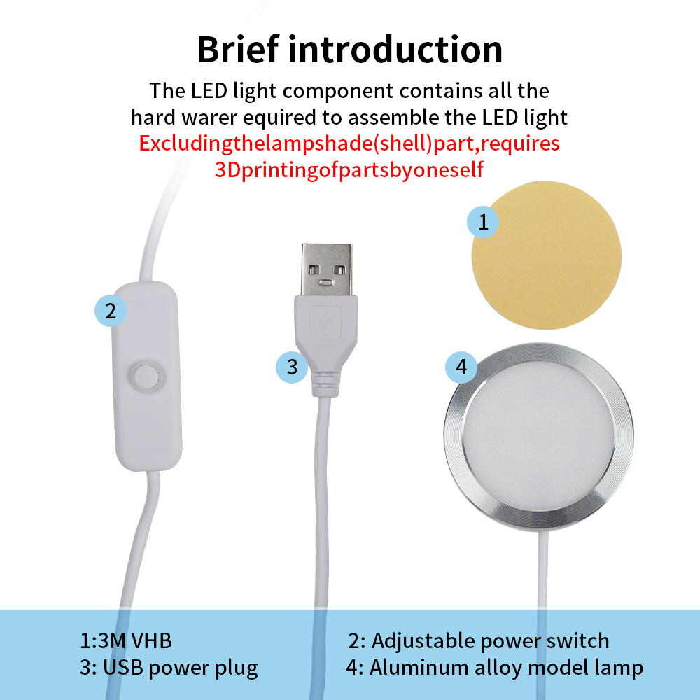 For Bambu Lab Led Lamp Kit 001 - 3D Printing Bambu Lab 评论和价格