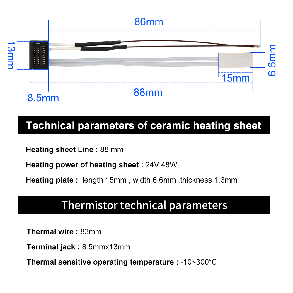 For Bambu Lab P1S P1P Thermist - 3D Printing Bambu Lab 评论和价格