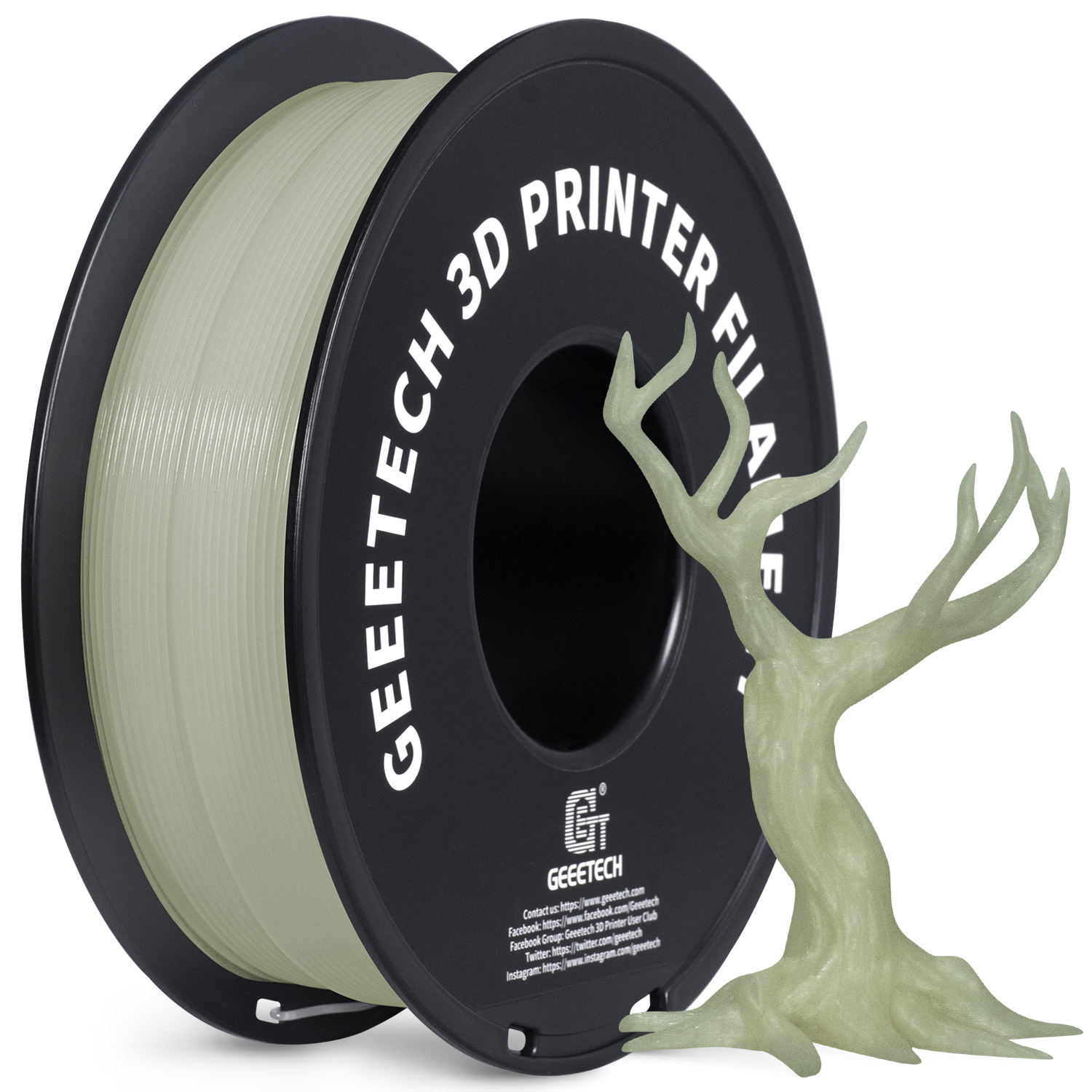 GEEETECH Luminous PLA Filament - 3D Printing Nylon 评论和价格