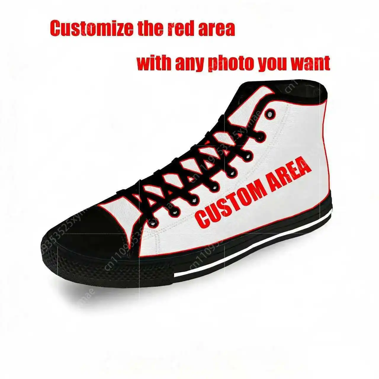 Cow Print 3D Pattern High Top  - 3D Printing Custom 评论和价格